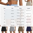 thumbnail image 4 of HVOBTTY Summer Women's Casual Skort High Waist Active Tennis Golf Mini Skirtness Workout Wear Shorts Khaki, XXL, 4 of 5