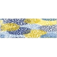 thumbnail image 5 of Kitchen Rug Set Green Spring Floral Blue Yellow and Navy Chrysanthemum Flowers Comfort Chef Mat Cushioned Floor Mats Washable Doormat Anti Fatigue Non-Slip Kitchen Runner Rugs Bedroom Area Carpetet, 5 of 5