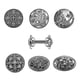 thumbnail image 4 of 3 broches vikingos medievales nórdicos, chal, capa, alfiler Vintage/joyería; Hugo Broche nórdico vikingo vintage, 4 of 10