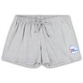 thumbnail image 3 of Women's Fanatics Royal/Heather Gray Philadelphia 76ers Plus Size T-Shirt & Shorts Combo Set, 3 of 3