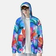 thumbnail image 2 of KLL Sweat à Capuche Extérieur Protection Solaire UPF 50+ pour Hommes et Femmes, Manches Longues, Pêche, Randonnée, Performance - Grand, 2 of 7