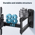 thumbnail image 2 of MountFTV Full Motion  Long Arm TV Wall Mount for 26-65 inch TVs, Holds up to 88 lbs,Corner Articulating TV Mount Bracket with 19.17 inch Extension,Max 400x400mm, 2 of 7