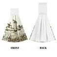 thumbnail image 2 of Easygdp Dutch Windmill Kitchen Hand Towels Hanging Tie Towels Fast Drying Dish Cloth with Loop for Bathroom Restroom Home Decor, 2 of 7