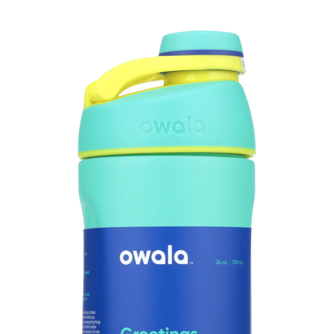 Owala Twist Water Bottle Stainless Steel, 24 Oz., Neon Basil Green