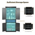 thumbnail image 5 of Giantex Kitchen Pantry Cabinet, Freestanding Adjustable Cabinet w/Doors for Dining Room, Living Room or Bedroom, Black, 5 of 6