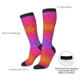 thumbnail image 4 of Logiee Holiday Shiny Print Gift Stocking Stuffers,Adult Stockings,Novelty Socks,Funny Socks Birthday Running Walking Sleeping, 4 of 6