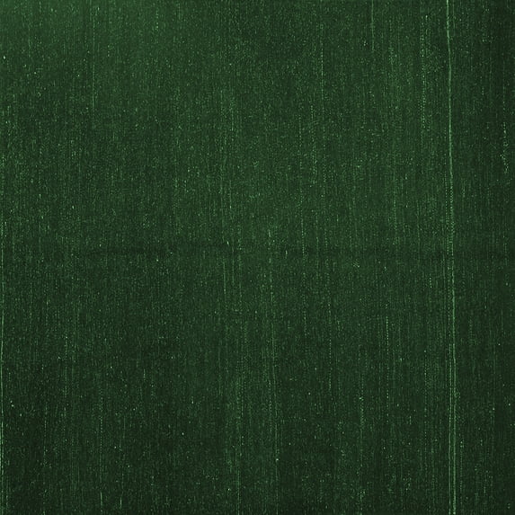 Ahgly Company Indoor Square Abstract Emerald Green Contemporary Area Rugs, 6' Square