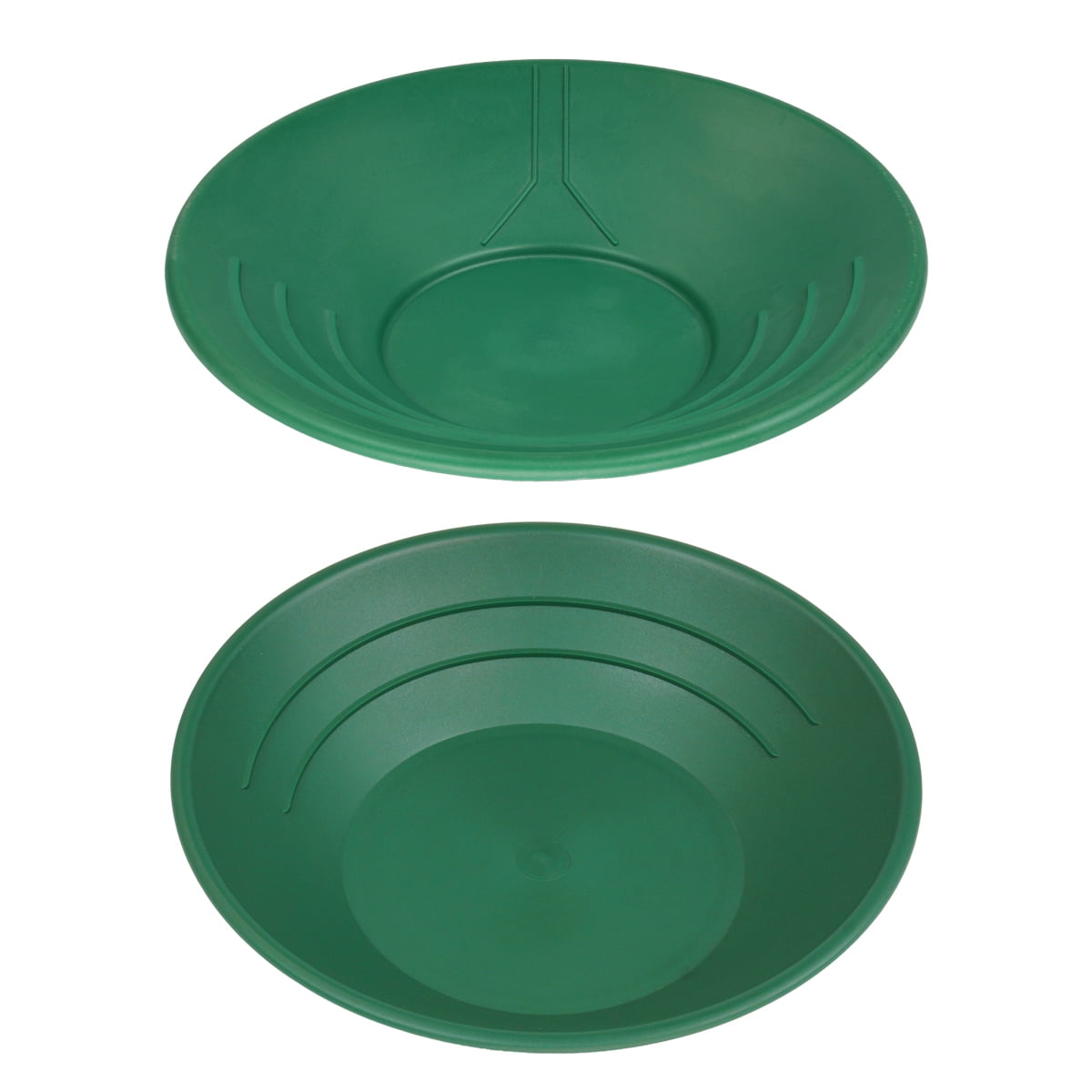 10" & 14" Plastic Gold Pan Panning Green for Gold Prospecting Mining