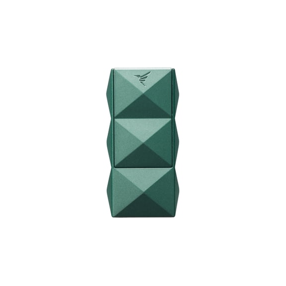 Colibri Quasar II Double Flame Lighter with Punch - Green