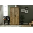thumbnail image 3 of South Shore Morgan 4-Door Storage Cabinet, in Nordik Oak, 3 of 14
