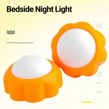 

Caihezhi 2Pcs/4Pcs Atmosphere Light Multi-purpose Stepless Dimming Remote Control Cute Cartoon Beside Night Light for Bedroom