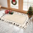 thumbnail image 4 of 2x3 Entryway Rug Bathroom Rugs for Front Door Bedroom Kitchen, Washable Vintage Print Carpet, Floor Mat with Non Slip Backing, 4 of 8