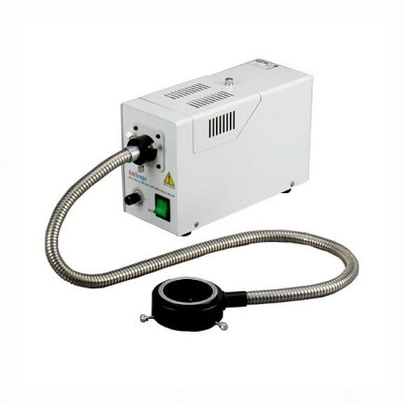 AmScope 150W Fiber Optic Microscope Ring Illuminator New