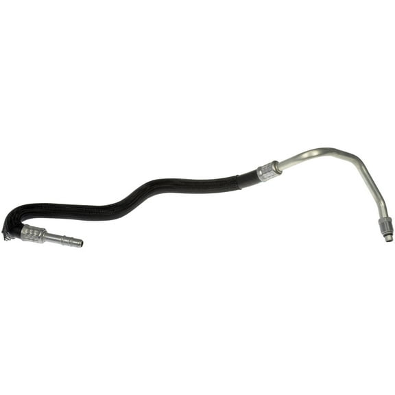 Dorman 624-931 Automatic Transmission Oil Cooler Hose Assembly for Specific Ford / Lincoln Models, Black; Silver