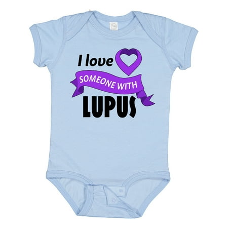 

Inktastic I Love Someone with Lupus Gift Baby Boy or Baby Girl Bodysuit