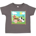 thumbnail image 3 of Inktastic Farm Animals with Cow, Chick and Pig Boys or Girls Toddler T-Shirt, 3 of 5