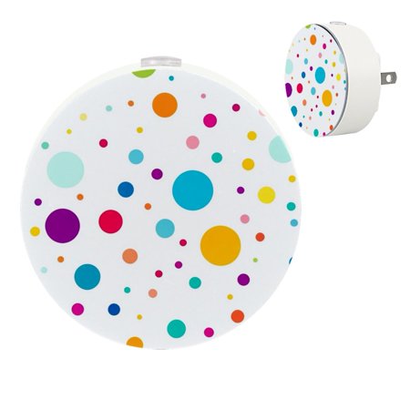 

YZUOUZY Bedside Lamps Lamps for Bedroom Small Lamps Set of 2 Colorful Polka Dots