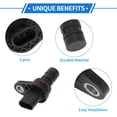 thumbnail image 3 of Ofertas Únicas 1 Sensor de Posición del Cigüeñal para VW Arteon SE, SEL 2.0 2019-2021, Resistente Metal Plástico Negro CKP Sensor de Motor, 3 of 6