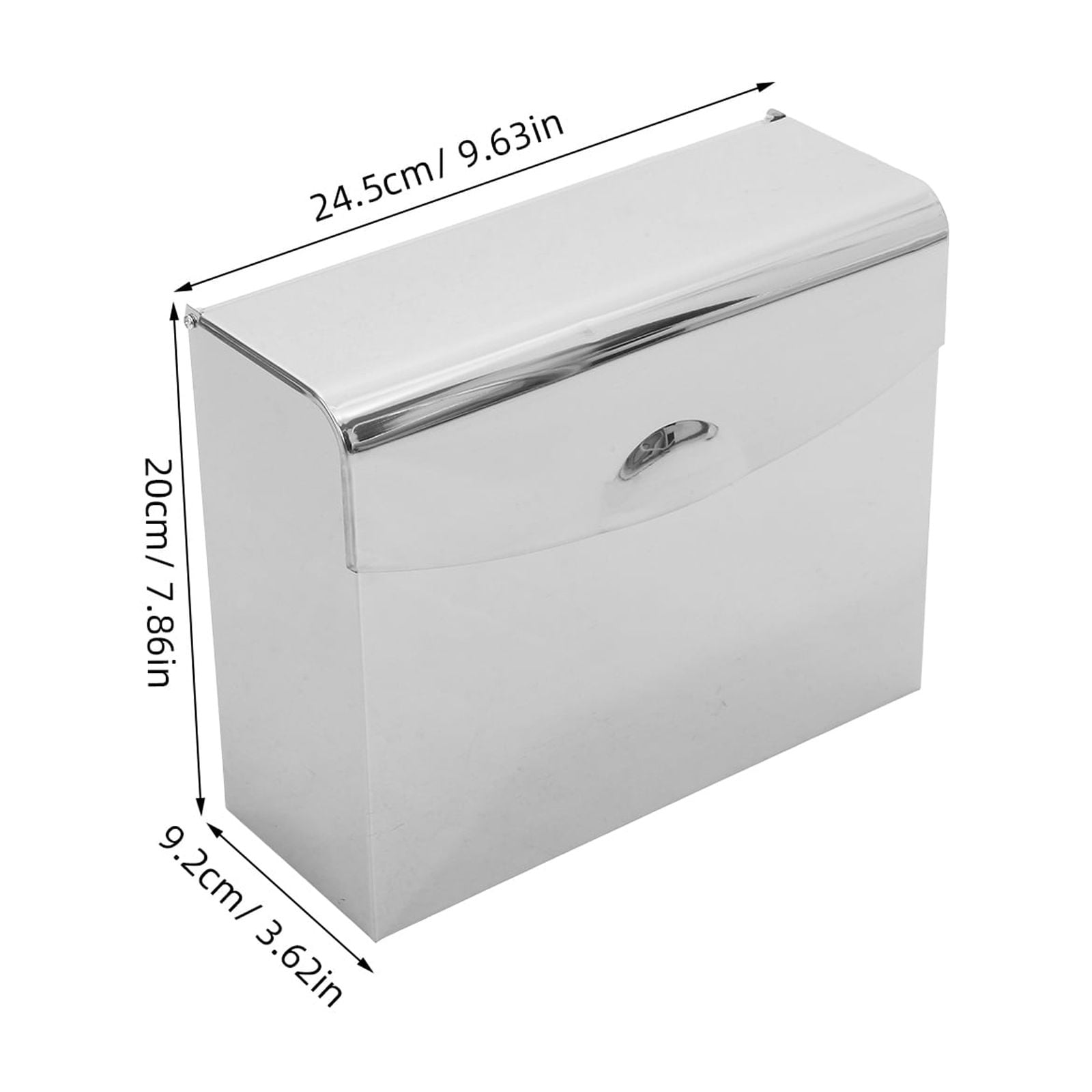 HOMEMAXS  Wall Mounted Toilet Paper Dispenser Facial Tissue Holder Box