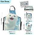thumbnail image 3 of Cute Cat Flying in Sky 5 Pcs Kitchen Set Heat Resistant Oven Mitts and Non-Slip Pot Holders with Adjustable Cooking Apron, 3 of 6