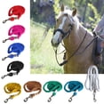 thumbnail image 2 of Cotton Horse Leading Rope with Swivel Buckles Equestrian Rein Competition Halters, 2 of 17