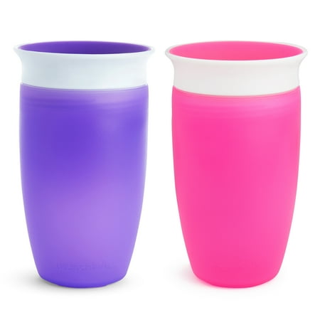 UPC: 0735282179280 | Munchkin Miracle 360 Spoutless Sippy Cup  10oz  Pink/Purple  2 Pack