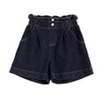 thumbnail image 2 of Otqutp Girl's Plus Size Denim Shorts High Waist Straight Leg Shorts Western Stretchy Jeans Girls Baggy Plus Size Pants Y2k Jeanss, 2 of 8