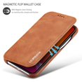 thumbnail image 2 of iPhone 11Pro 5.8 inch Case, Dteck Slim Fit Case Magnetic Flip Leather Stand Cover Built-in Card Holder For Apple iPhone 11 Pro 5.8" 2019, Brown, 2 of 8