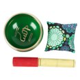 thumbnail image 2 of IBA Indianbeautifulart Tibetan Singing Bowl Musical Instrument For Meditation W/ Stick & Cushion Handcrafted In Nepal Bowl For Relaxation, Yoga & Spiritual Healing, 2 of 7