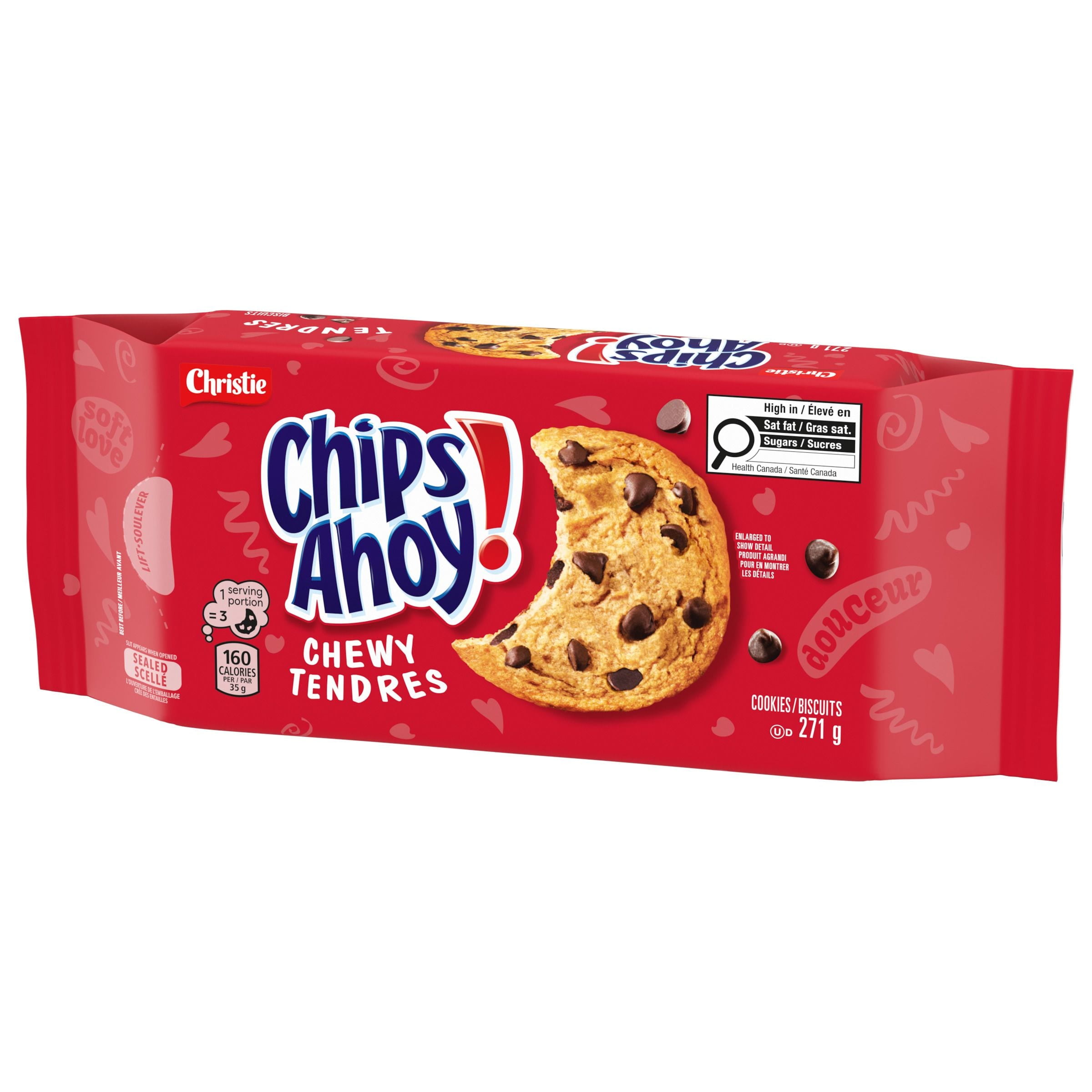 Chips Ahoy! Chewy Cookies, Chocolate Chip, 271 g