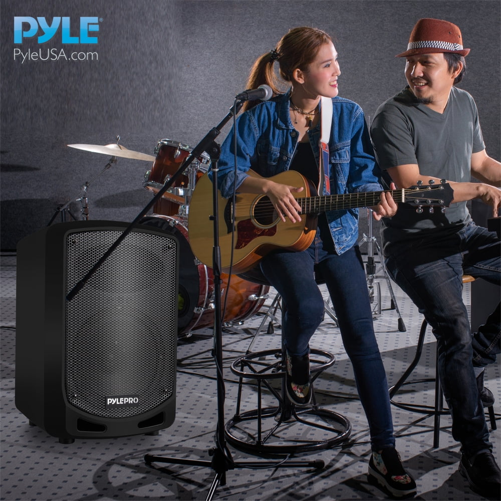 Pyle Pro PSBT65A Portable Bluetooth Speaker System with Handheld Microphone