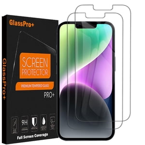  iPhone 14 Plus Screen Protector Tempered Glass Shatterproof Full Coverage Tempered Glass Shield with Enhanced Edge