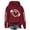 Brick Red, variant on Bovemsi Sweatshirt for Women Heart Football Graphic Hoodies Fall Long Sleeve Pullover Tops Mom Camo Hoodie