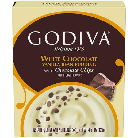Godiva White Chocolate Vanilla Bean Pudding - 4.86oz, pack of (The Best Black Pudding)