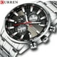 thumbnail image 2 of Curren Men Businiess Watch Fashion Classic Aleación Caja Acero inoxidable Banda Reloj de p Abanopi Mirar, 2 of 5