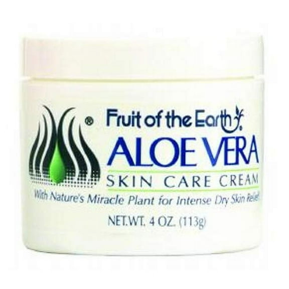 Fruit Of The Earth Aloe Vera Skin Care Cream, 4 oz (3 pack)