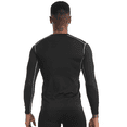 thumbnail image 3 of Traje deportivo de secado rápido para hombre, de manga larga, transpirable, transpirable, de alta elasticidad, ajustado, para correr, fútbol, baloncesto y fitness, 3 of 5