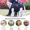 thumbnail image 5 of 2XL Multi-Functional Pet Mobility Support Backpack for Disabled/Post-Surgery Dogs – Hands-Free Outdoor Carrier with Memory Foam Padding, Breathable Mesh & Seatbelt Attachment, Oxford Fabric, 45-60, 5 of 5