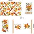 thumbnail image 2 of It‘s Fall Y‘All Maple Leaves Kitchen Dish Towel Set of 2, Watercolor Thanksgiving Leopard Leaf Fingertip Towel Hand Drying Baking Cooking Cloth, Autumn Seasonal Home Farmhouse Decoration 18x26, 2 of 6