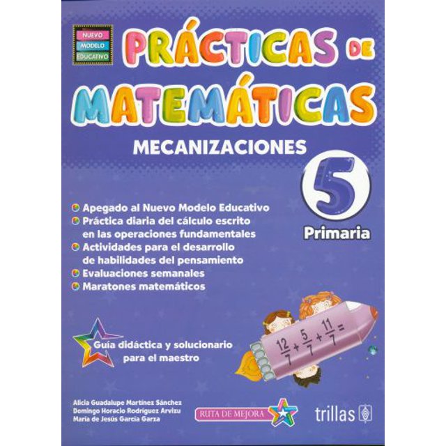 Practicas de matematicas 5 primaria mecanizaciones (nuevo modelo educativo)