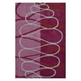 thumbnail image 2 of The Rug Market Squiggle Strip Pink 2.8" x 4.8" Area Rug, 2 of 2