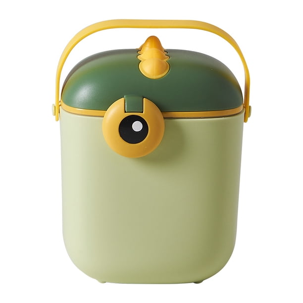 RV Caja medidora de leche en polvo,Dispensadores de leche en polvo,Caja de leche en polvo para bebés,Dispensador de fórmula para bebés,Contenedor portátil de caja de leche en polvo para bebés pequeños Rojo Verde