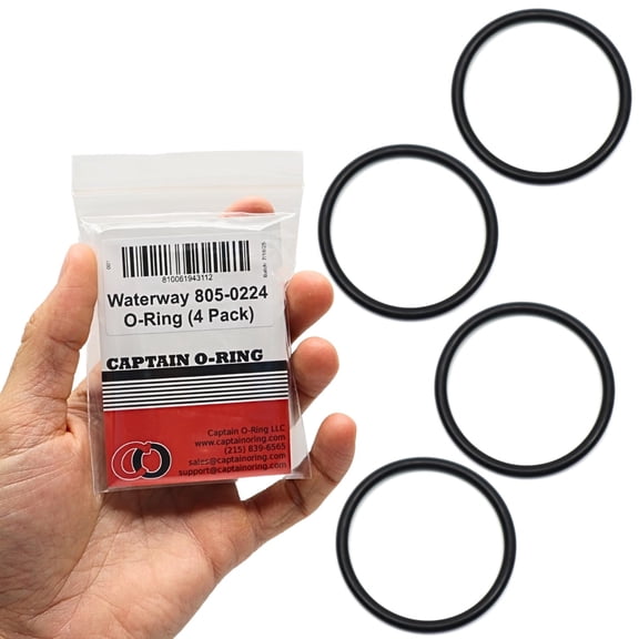 Captain O-Ring  Replacement 805-0224 Union 1.5 Tailpiece O-Rings for Waterway 4 Pack