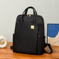thumbnail image 3 of PRIYAL Vegan Oxford Laptop Backpack for Women Work Backpack Fashion Travel Backpack Purse for Travel Work, 3 of 11