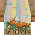 thumbnail image 4 of Easter Decor Easter Table Flag Holiday Bunny Egg Little Printed Linen Tablecloth Easter Home Decorations, 4 of 4