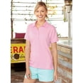 thumbnail image 4 of Jerzees Womens SpotShield Short Sleeve Jersey Sport Shirt, M, Cyber Pink, 4 of 7