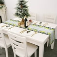 thumbnail image 3 of Petit Drapeau de Table Frais Printemps et Été Imprimé Fleur Lin Nappe 10, 3 of 6