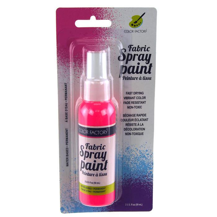 Fabric Color Spray Paint, 59mL, 5-inch, Neon Pink - Walmart.com