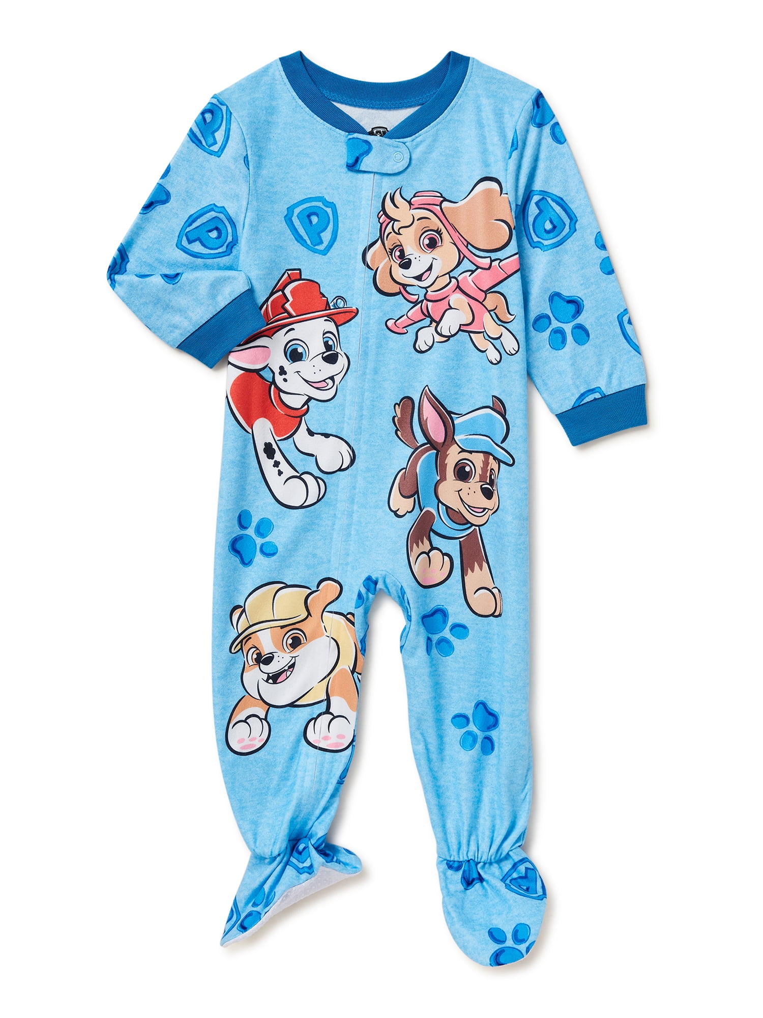Paw Patrol Boys Onesie Sleepsuit Ages 18 Months to 5 Years Blue 