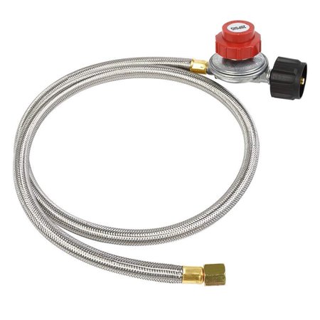 pressure psi propane smoker regulator heaters hose rv fits tank inch outdoor
